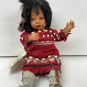 NWT Vintage 1996s Sandy Dolls Indian Native American Doll #413/2500